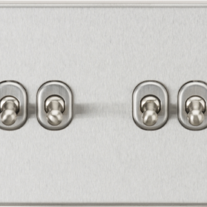 KNIGHTSBRIDGE CSTOG4BC 10AX 4 GANG 2-WAY TOGGLE SWITCH
