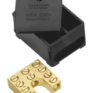 CLICK WA227 BLACK 100 AMP SINGLE POLE LINK/TAIL BLOCK