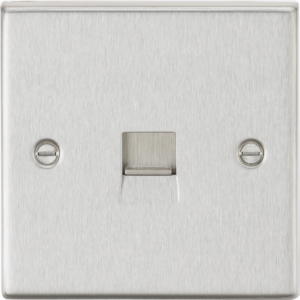 KNIGHTSBRIDGE CS74BC 1 GANG TELEPHONE EXTENSION OUTLET