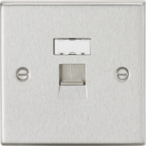 KNIGHTSBRIDGE CS45BC SINGLE RJ45 NETWORK DATA OUTLET