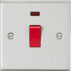 KNIGHTSBRIDGE CS81NBC SINGLE SIZE 45A DP SWITCH WITH NEON