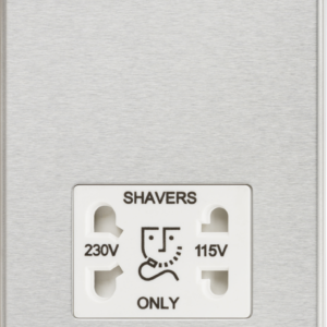 KNIGHTSBRIDGE CS89BCW 115/230V DUAL VOLTAGE SHAVER SOCKET