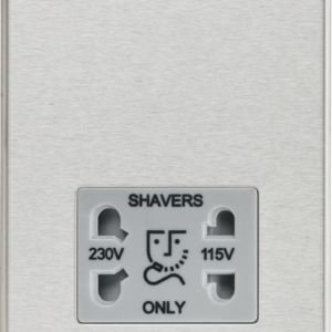 KNIGHTSBRIDGE CS89BCG 115/230V DUAL VOLTAGE SHAVER SOCKET
