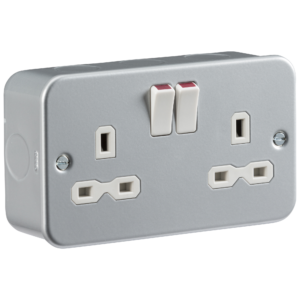 KNIGHTSBRIDGE MR9000 2 GANG 13AMP DP SWITCH SOCKET