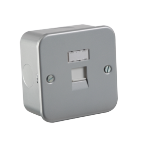 KNIGHTSBRIDGE MRJ45 1 GANG RJ45 NETWORK OUTLET