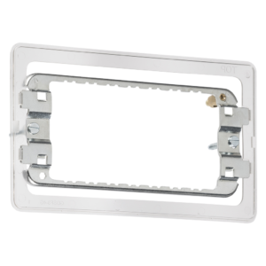KNIGHTSBRIDGE GDS002F GRID 3-4  SCREWLESS GRID SWITCH MOUNTING FRAME