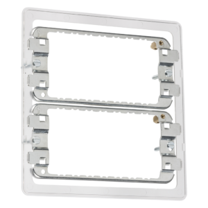 KNIGHTSBRIDGE GDS003F GRID 6-8  SCREWLESS GRID SWITCH MOUNTING FRAME