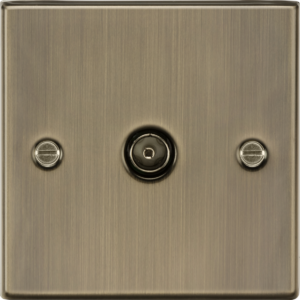 KNIGHTSBRIDGE CS010AB NON-ISOLATED CO-AXIAL TELEVISON OUTLET