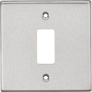 KNIGHTSBRIDGE GDCS1BC 1 GANG GRID FACEPLATE