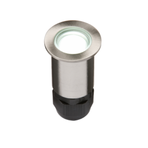 KNIGHTSBRIDGE 4IPW IP67 24V SMALL STAINLESS STEEL GROUND FITTING 4x WHITE LED