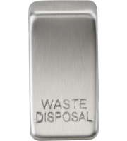 KNIGHTSBRIDGE GDWASTE SWITCH COVER (MARKED WASTE DISPOSAL)