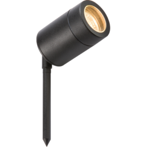 KNIGHTSBRIDGE GU10SPIKEBK 230V IP65 GU10 SPIKE LIGHT (BLACK)
