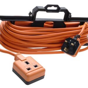 MASTERPLUG CT1513 SINGLE SOCKET GARDEN EXTENSION LEAD WITH CABLE TIDY
