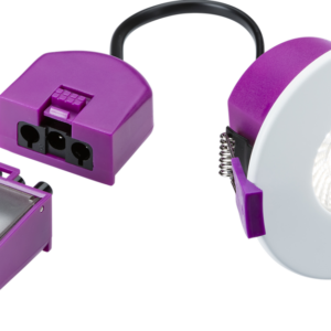 KNIGHTSBRIDGE SPEKEVF SPEKTROLED EVO FIXED CCT FIRE RATED IP65 LED DOWNLIGHT