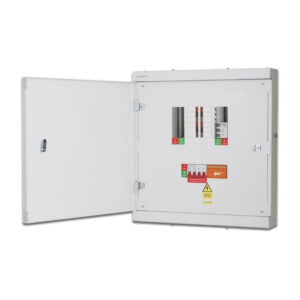 FUSEBOX TPN03FBX 3 WAY 125AMP THREE PHASE BOARD