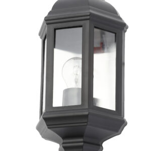ATHENA CZ-31748-BLK HALF LANTERN BLACK