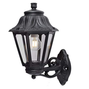 ANNA BISSO WALL COACHLIGHT LANTERN BLACK
