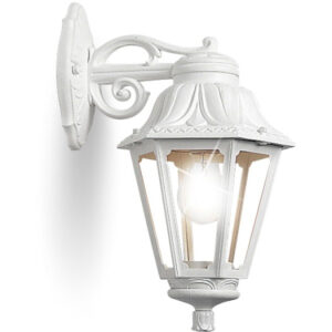 ANNA BISSO WALL COACHLIGHT LANTERN WHITE