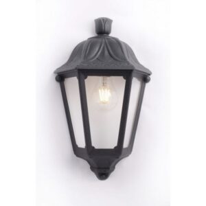 IESSE HALF COACHLIGHT LANTERN BLACK