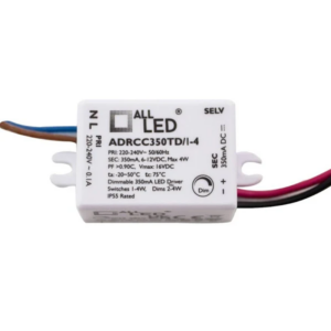 ADRCC350TD/1-4 1-4WATT X 1WATT LED DIMMABLE DRIVER