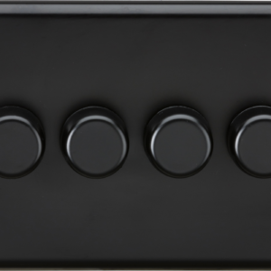 KNIGHTSBRIDGE CL2194MBB 4 GANG 2 WAY 5-150W LED DIMMER SWITCH