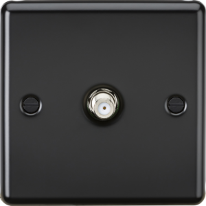 KNIGHTSBRIDGE CL015MB NON-ISOLATED F-TYPE SAT TV OUTLET