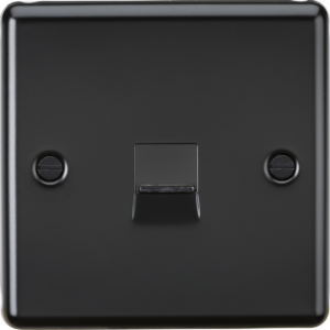 KNIGHTSBRIDGE CL74MB 1 GANG TELEPHONE EXTENSION OUTLET