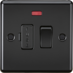 KNIGHTSBRIDGE CL63NMBB 13A SWITCHED FUSED SPUR CONNECTION UNIT WITH NEON