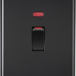 KNIGHTSBRIDGE CL82MNMBB 45A DOUBLE SIZE DP SWITCH WITH NEON