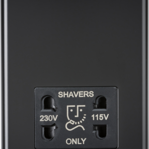 KNIGHTSBRIDGE CL89MB 115/230V DUAL VOLTAGE SHAVER SOCKET