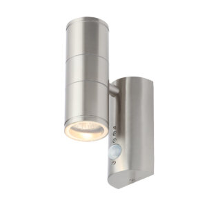 ISLAY CZ-29319-SST UP/DOWN WALL SPOTLIGHT WITH PIR