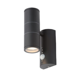 ISLAY CZ-29319-BLK UP/DOWN WALL SPOTLIGHT WITH PIR