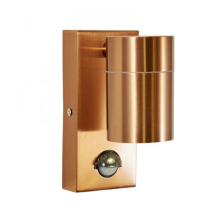 ZINK LETO ZN-37938-COP COPPER WALL SPOTLIGHT WITH PIR SENSOR