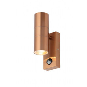 ZINK LETO ZN-29179-COP COPPER UP/DOWN WALL SPOTLIGHT WITH PIR SENSOR