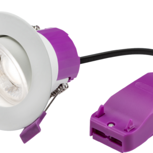 KNIGHTSBRIDGE RE6CTT RENULED TILTABLE 6WATT IP65 FIRE RATED LED DOWNLIGHT