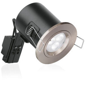 AURORA ENLITE EN-FD101SN LED FIXED DOWNLIGHT FIRE RATED SATIN NICKEL