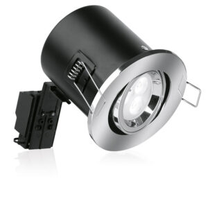 AURORA ENLITE EN-FD102PC LED ADJUSTABLE DOWNLIGHT FIRE RATED POLISHED CHROME