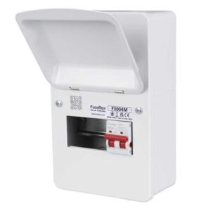 FUSEBOX F3004M 4WAY CONSUMER UNIT C/W 100AMP MAIN SWITCH