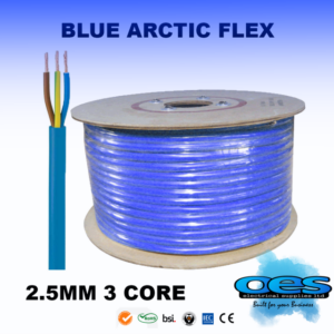 2.5MM 3183Y 3 CORE ROUND BLUE FLEX ARCTIC GRADE