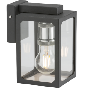 KNIGHTSBRIDGE LANTBK ANTHRACITE WALL LANTERN