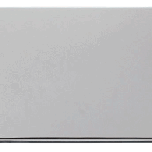 CLICK VPCH061 DECO POLISHED CHROME 2 GANG TWIN BLANK PLATE