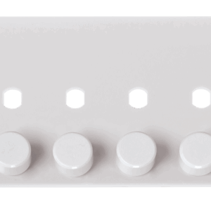 CLICK MODE CMA148PL 4 GANG UNFURNISHED DIMMER PLATE AND KNOBS