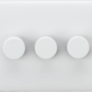 KNIGHTSBRIDGE CURVED CU2193 3 GANG LED DIMMER SWITCH