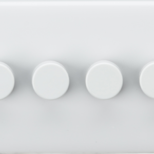 KNIGHTSBRIDGE CURVED CU2194 4 GANG LED DIMMER SWITCH