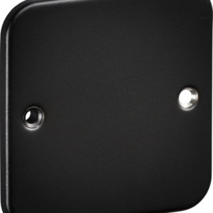 KNIGHTSBRIDGE M8500TB 1 GANG BLANKING PLATE TEXTURED SAND BLACK