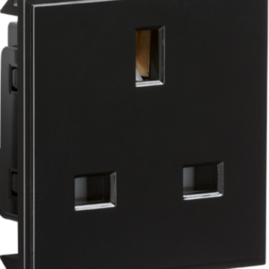 NET13BK 13AMP 1 GANG UNSWITCHED MODULAR SOCKET