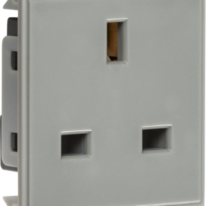 NET13GY 13AMP 1 GANG UNSWITCHED MODULAR SOCKET