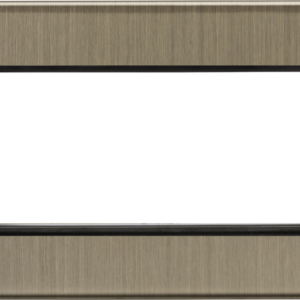 KNIGHTSBRIDGE SF4GAB SCREWLESS FLATPLATE 2 GANG QUAD DATA FACE PLATE