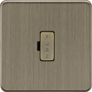 KNIGHTSBRIDGE SF6000AB SCREWLESS FLATPLATE 13AMP UNSWITCHED FUSED SPUR