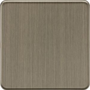 KNIGHTSBRIDGE SF8350AB SCREWLESS FLATPLATE 1 GANG BLANK PLATE